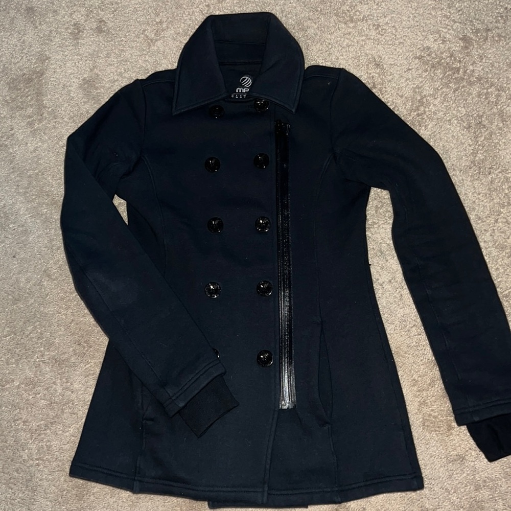 Black Pea coat